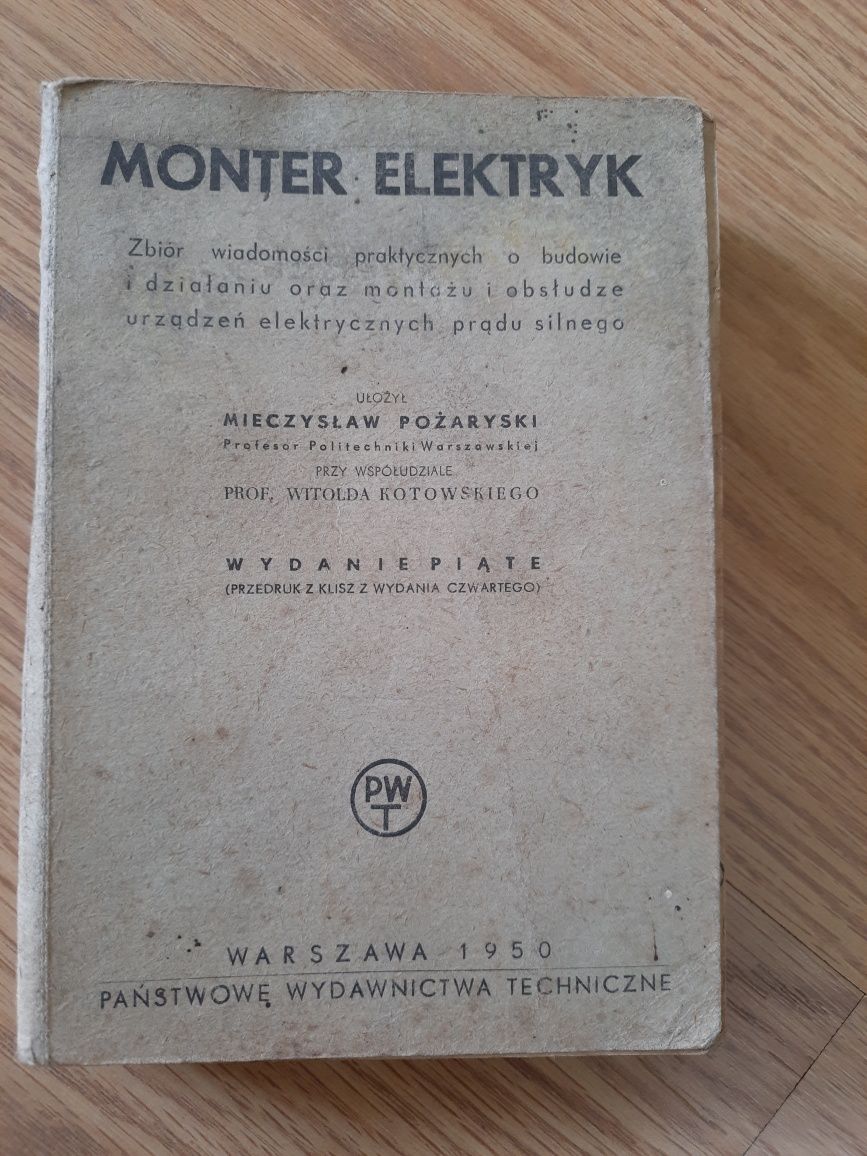 Książka Monter elektryk M. Pożaryski