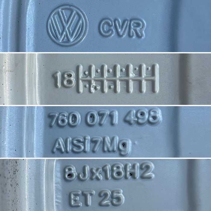 VW r18 5x112 VOLKSWAGEN Touareg (2018-2024) Tiguan (2018-2022) Audi Q7