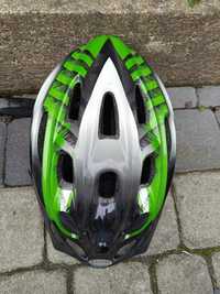 Kask rowerowy zielony rozmiar M