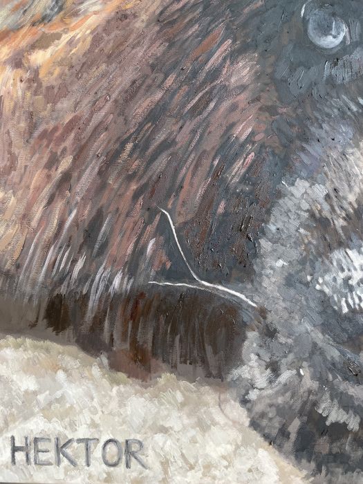 Obraz olejny na płótnie namalowany ze zdjęcia