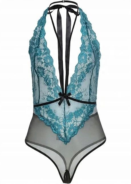 B.P.C. body koronkowe bez fiszbin ze stringami r.52/54