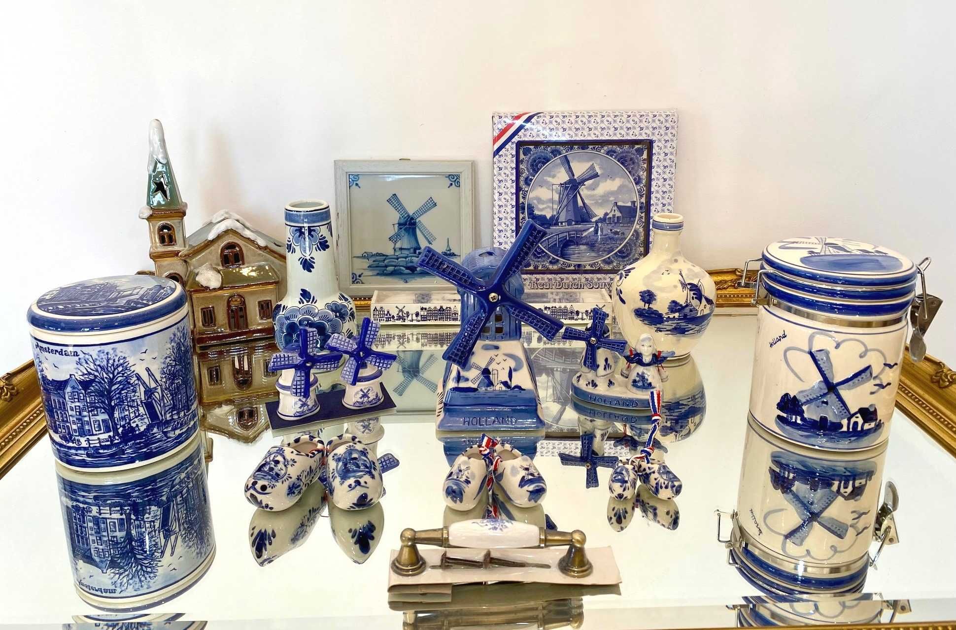 Lote peças de Delft tipicos Holanda Decoração