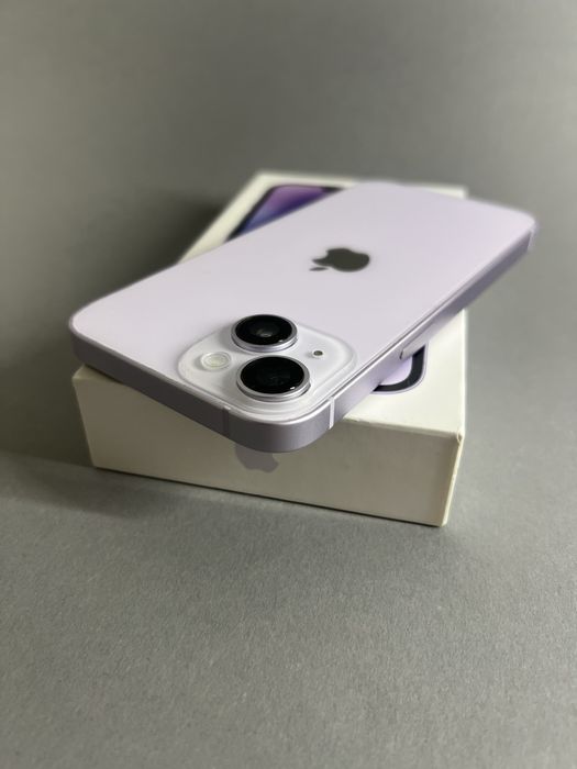 Iphone 14 - 128GB kondycja 100% baterii fioletowy