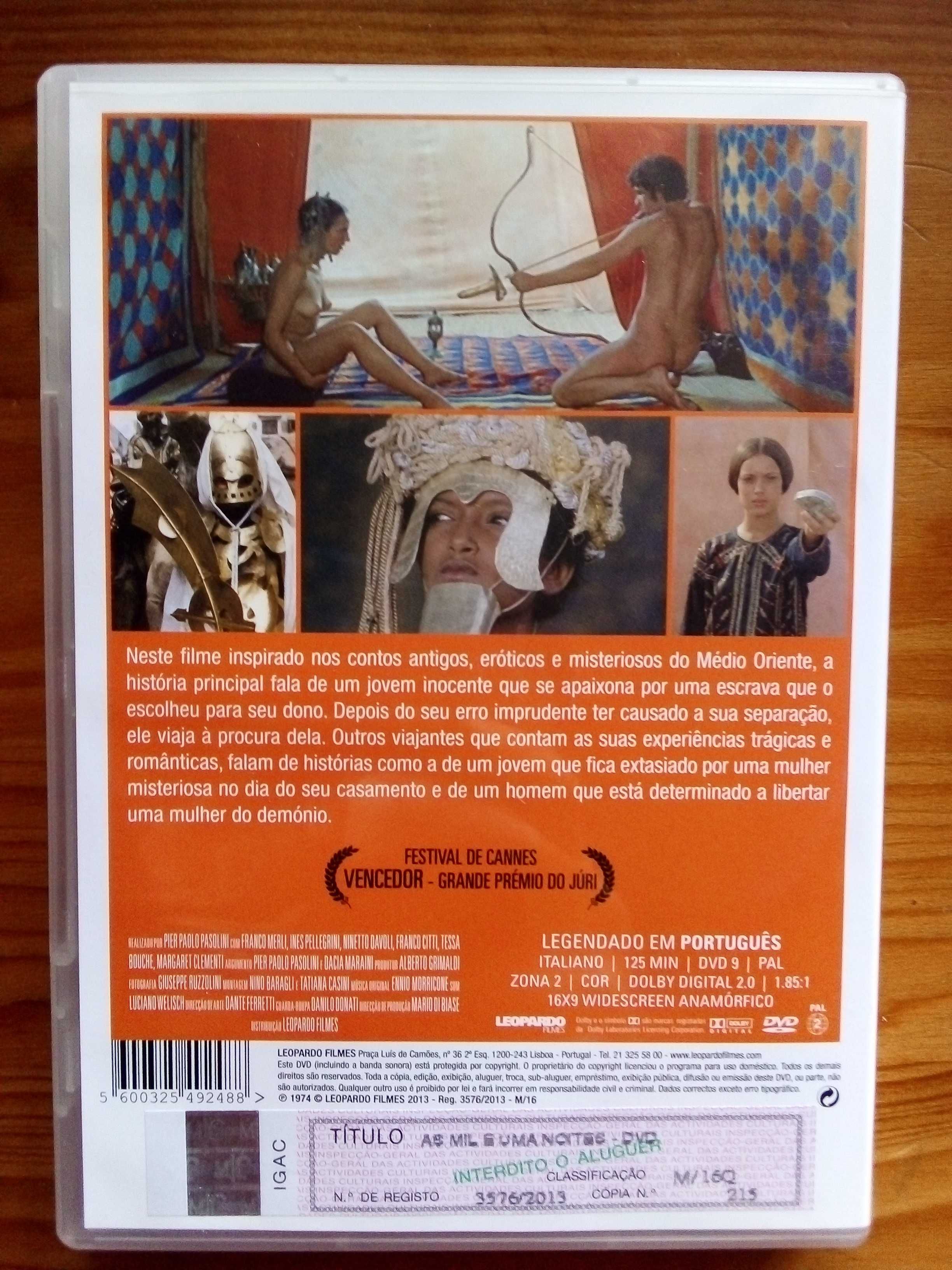 As Mil e Uma Noite Pier Paolo Pasolini (Trilogia da Vida)