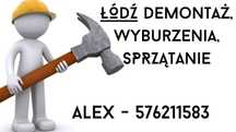 Wyburzenia, Rozbiórki, Sprzątanie