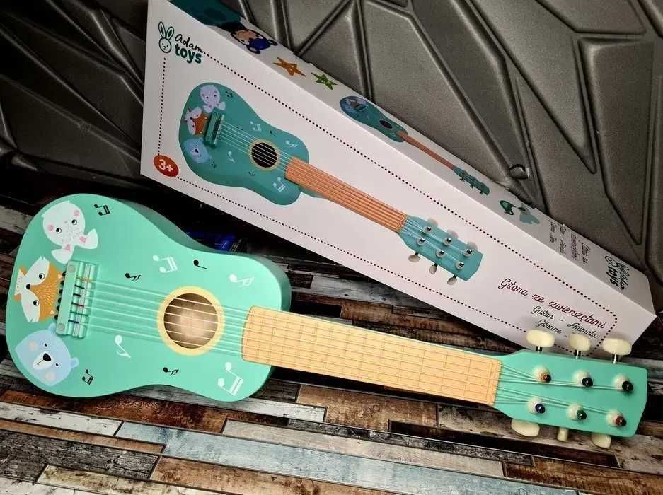 Śliczna gitara dla dziecka zabawka _ Adam Toys