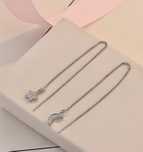 Серьги  протяжки Day&Night silver