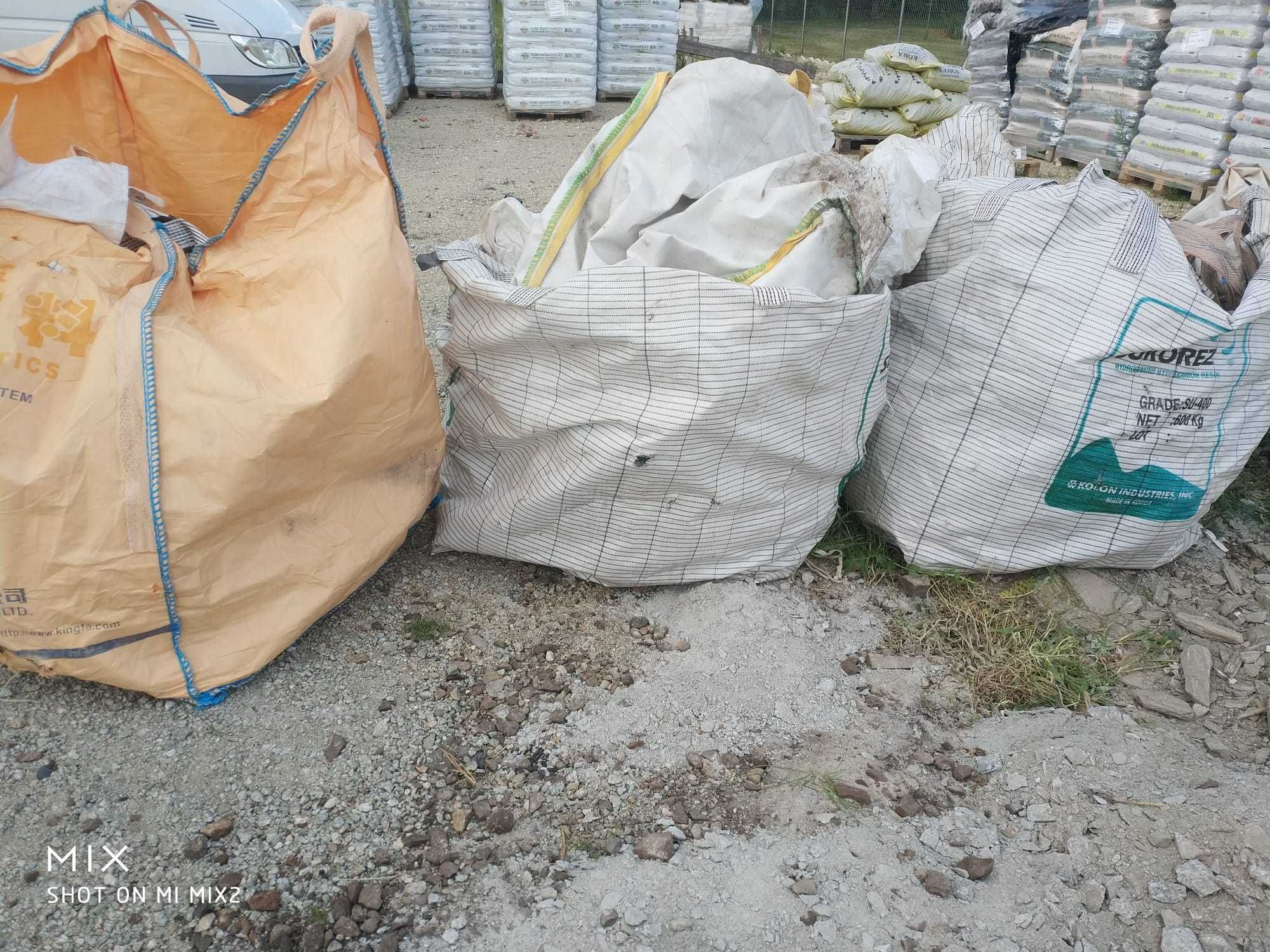 Worek Worki BIG BAG używane, na śmieci, trawę, gruz, ziemię, odpady