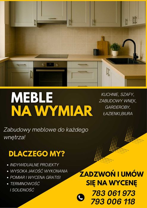 Mebla Na Wymiar - Projekt i Wycena Gratis