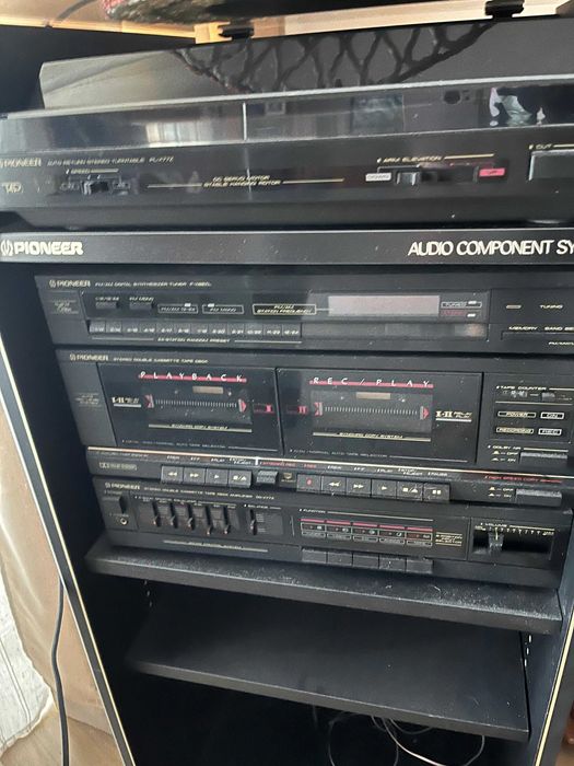 Sistema de Som Pioneer Vintage – Completo e a Funcionar