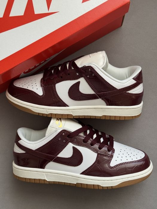 36-45 Nike SB Dunk Burgundy Croc