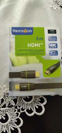 Kabel HDMI Reinston EK026 - 3m -płaski