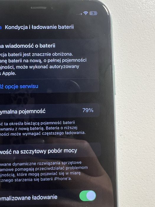 Iphone 11 w kolorze mietowym