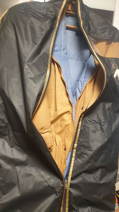 Пуховик длиный пальто мужской