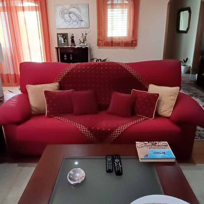 Sofás em pele sintética