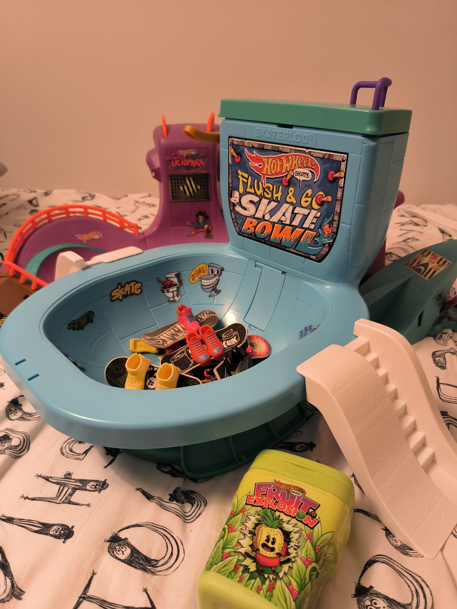 Octopark e flush & go hot wheels - skates