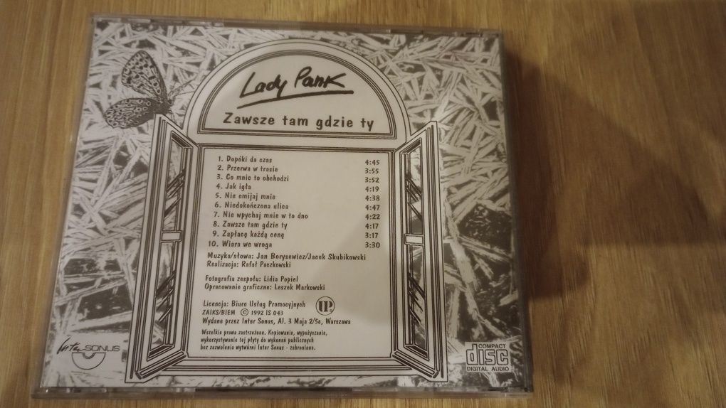 Lady Pank - Zawsze tam gdzie Ty CD - PIERWSZE WYDANIE PL 1992!!!