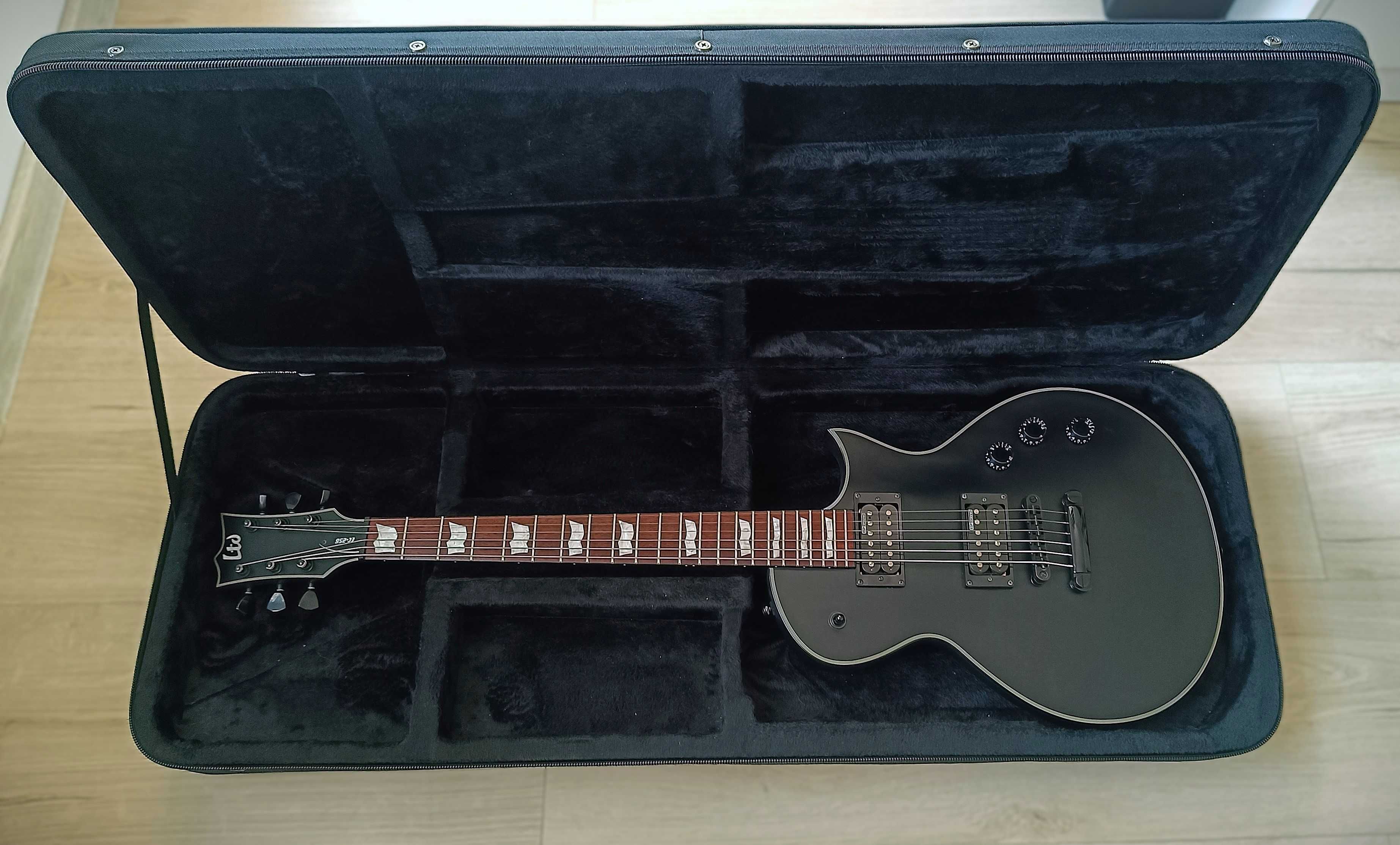ESP LTD EC 256 Black Satin - Gitara elektryczna Les Paul