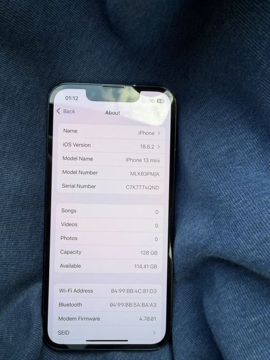 Iphone 13 mini używany 80% baterii