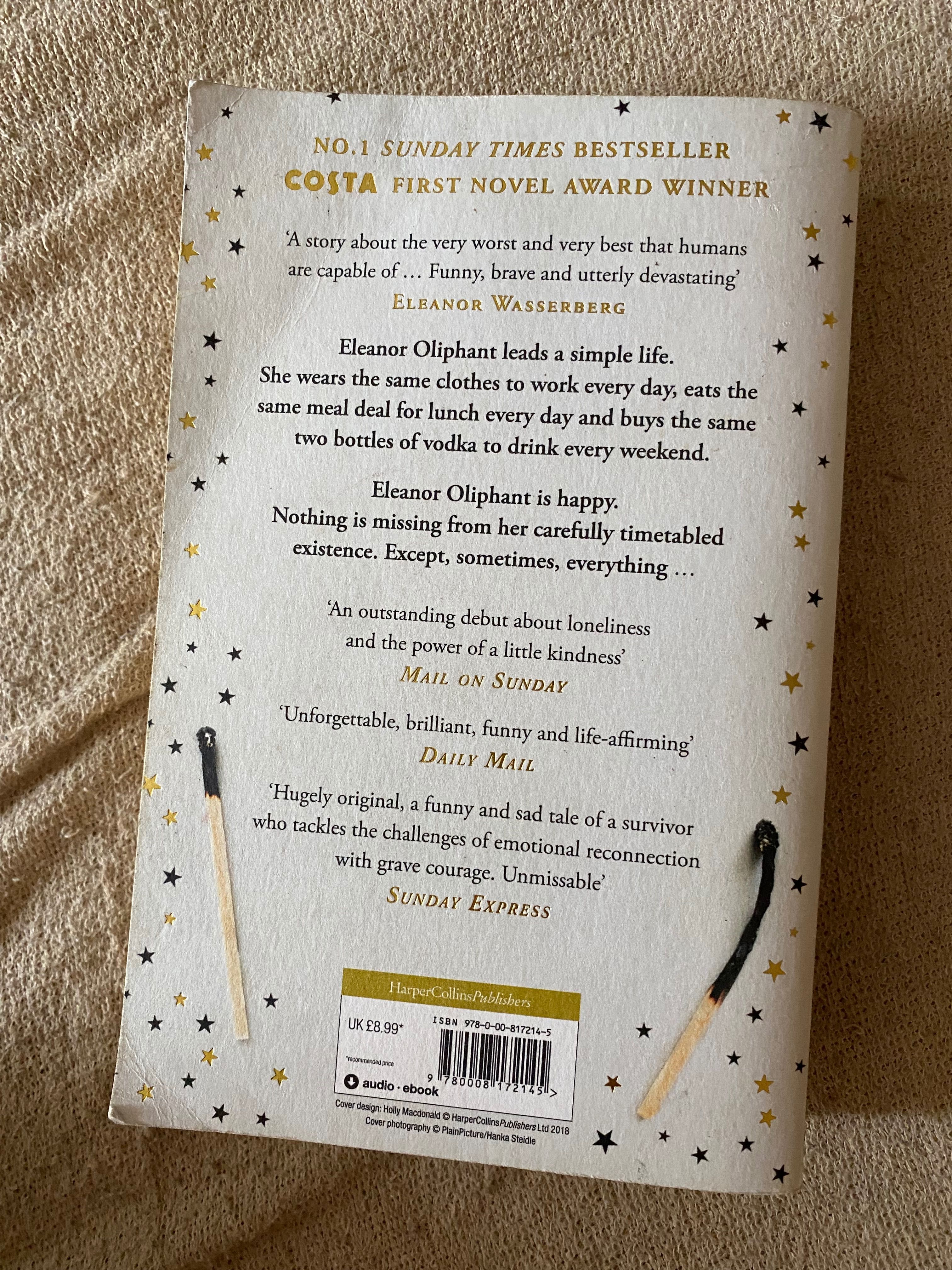 „Eleanor Oliphant  is completely fine“ Gail Honeyman