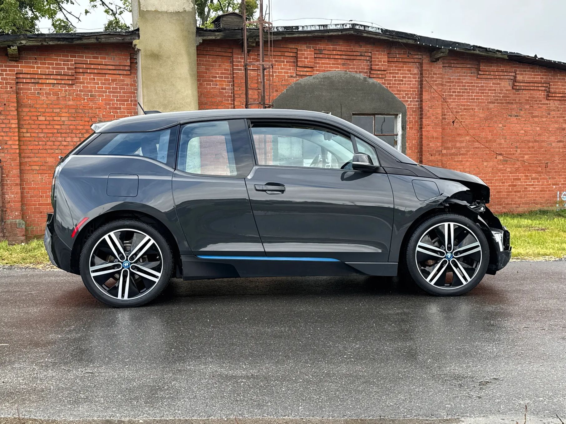 BMW i3 2015r.Benzyna Plug In / Elektyk REX Duża Navi skóra opłacony