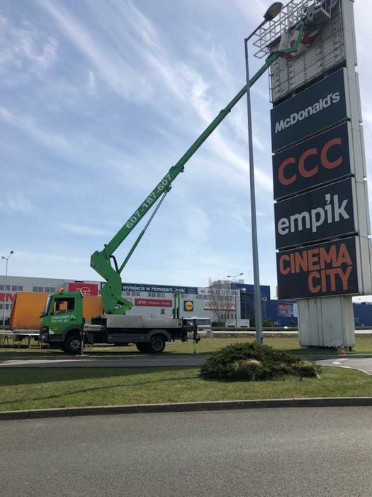 Usługi podnośnikiem koszowym.kosz .zwyzka.Warszawa/Janki