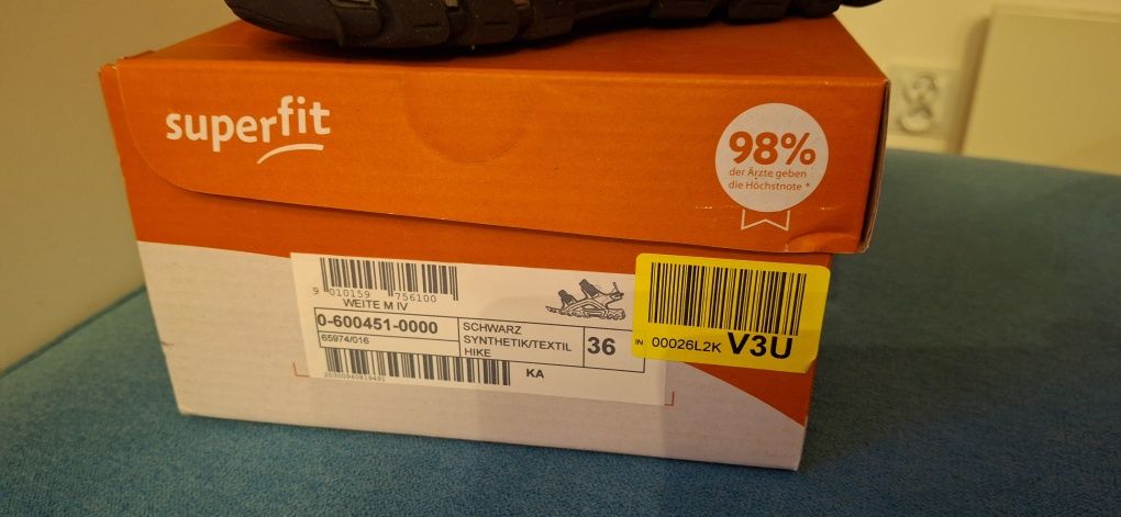 Sandały Superfit 36 czarne