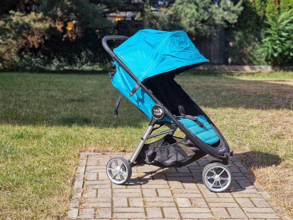 Wózek spacerówka Baby Jogger City Mini turkusowy + gratis