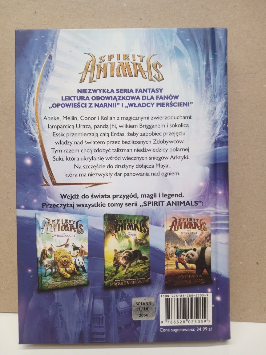 Książka "Spirit Animals. Tom 4. Ogień i Lód" fantasy