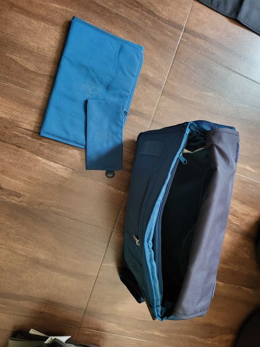 Torba firmy LÄSSIG, nowa + wkłady do zmiany przedniej klapy