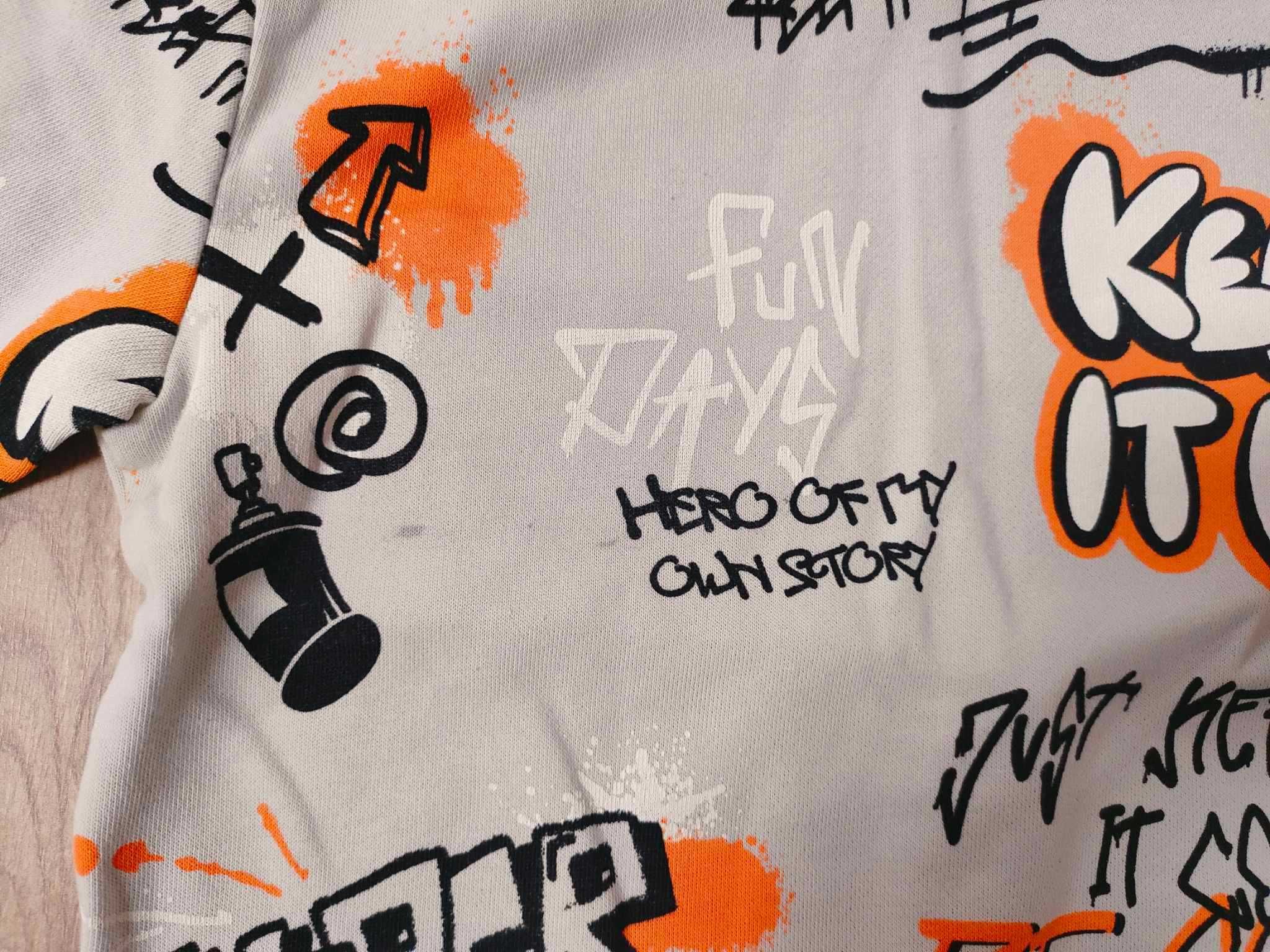 Zestaw ubrań 116 Zara, H&M, Smyk, koszula, kurtka, spodnie, szorty