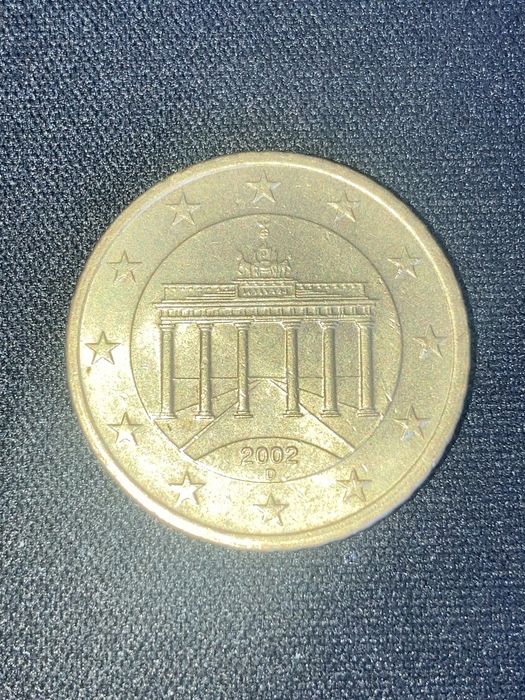 50 euro cent niemcy 2002r