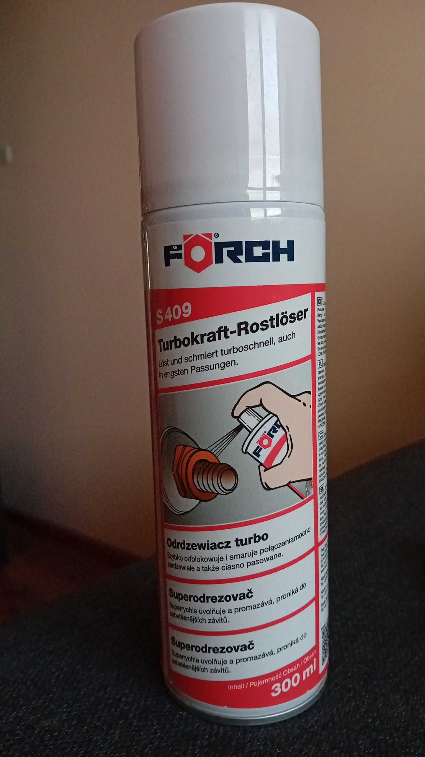 S409 Odrdzewiacz turbo 300 ml Forch