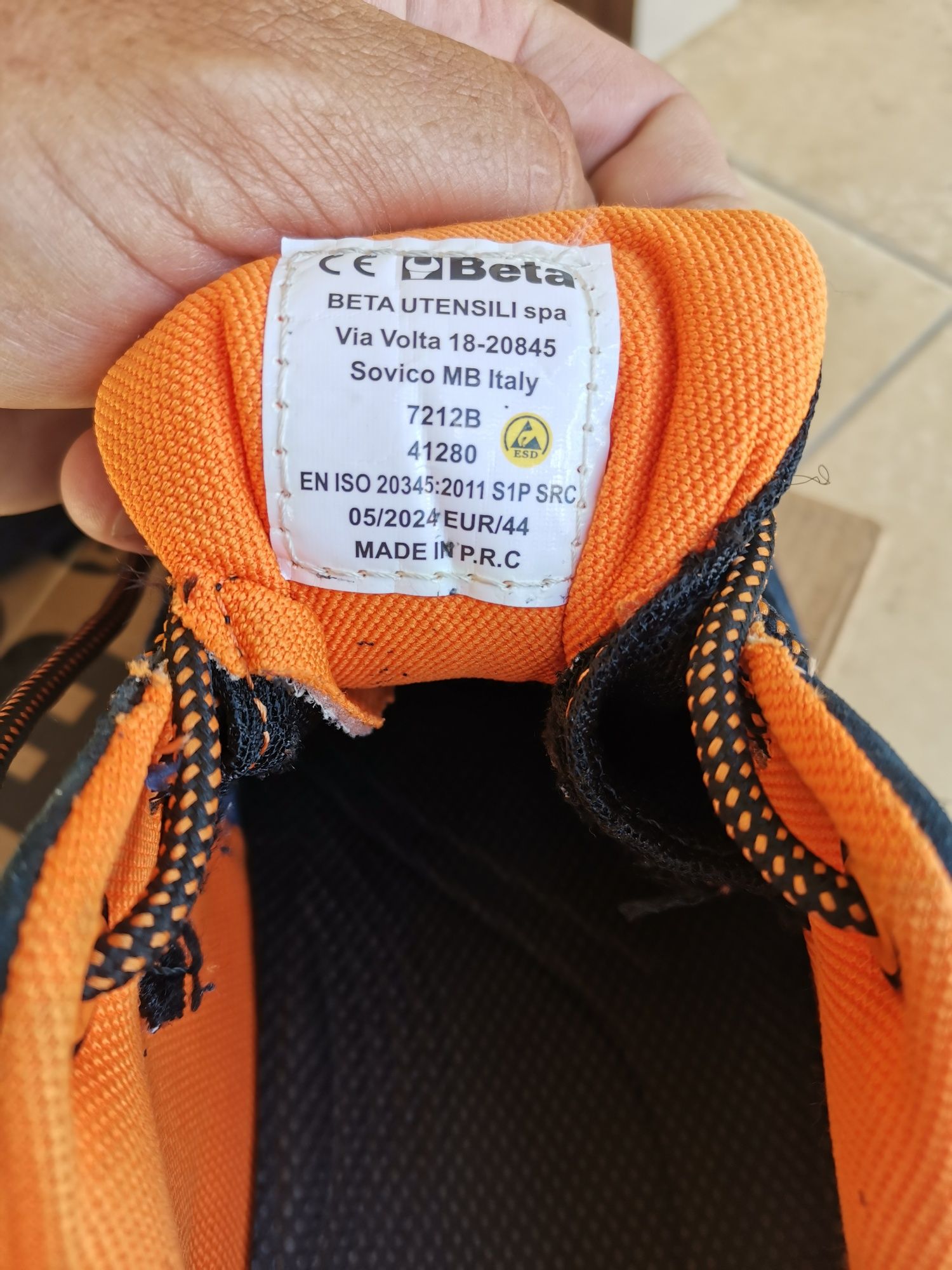 Buty robocze zamszowe przewiewne BETA S1P nr44 Jak Nowe