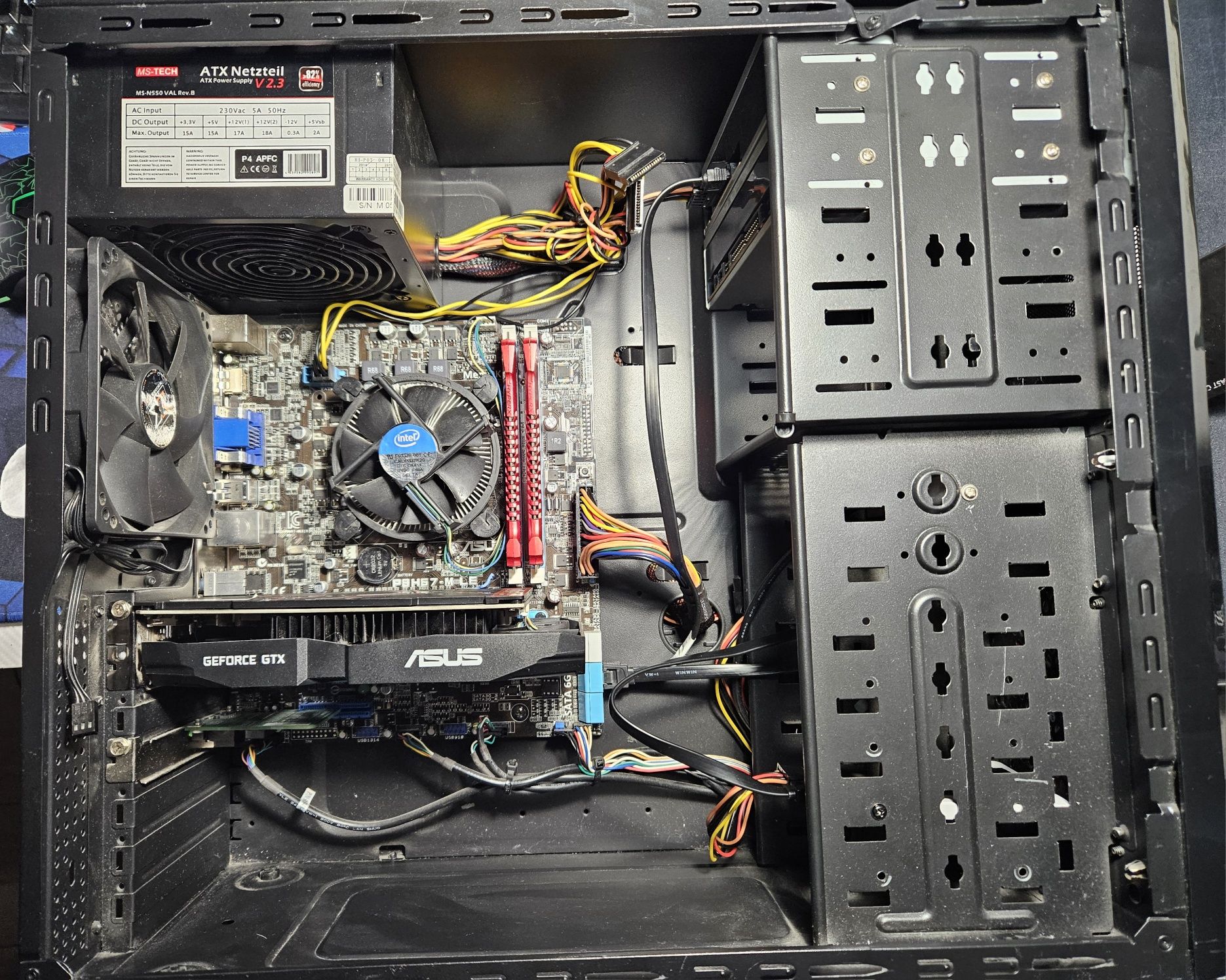 Komputer I5-3450, Asus Cerberus GTX 1050Ti, 16 GB Ram, Windows 10