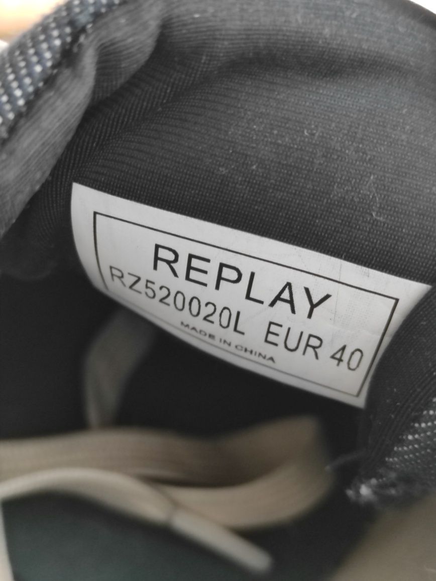 Sprzedam skórzane adidasy marki Replay rozm. 40