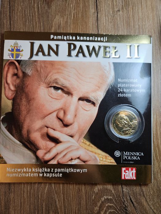 Pamiątka  kanonizacji  Jan Paweł ll