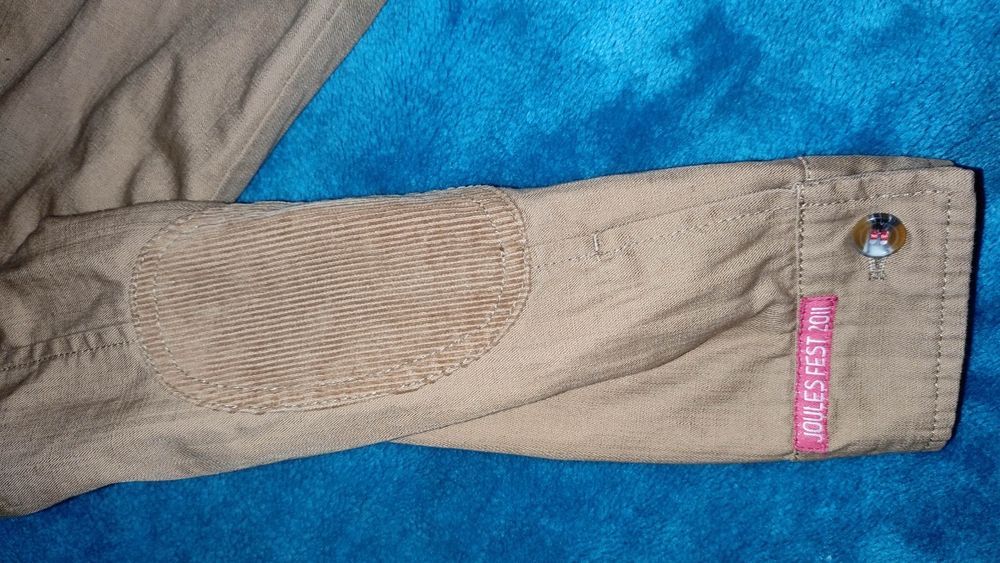 Brązowa kurtka retro na 5 lat r.110 marki joules wiosna jesień