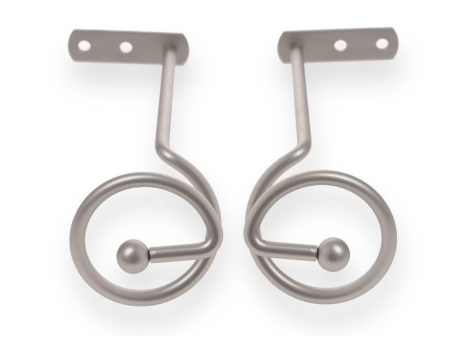 Uchwyt haczyk rozeta do upinania zasłon firan