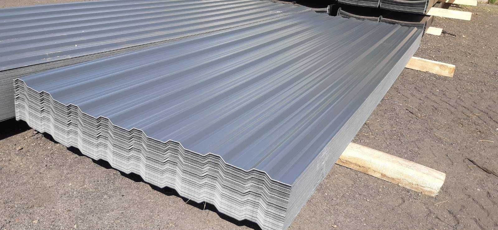 Blacha trapezowa T14 R  GRUBA 0,6 mm kolor 7016 grafit/antracyt