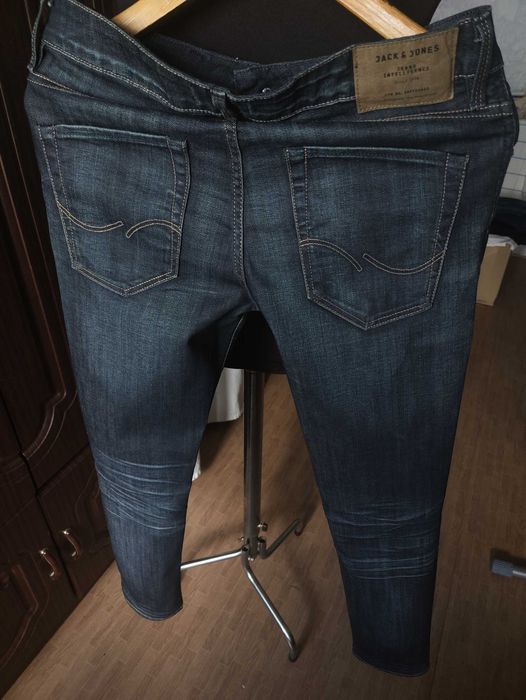 Джинсы Jack&jones Tim jeans Дания w29 stretch navy.