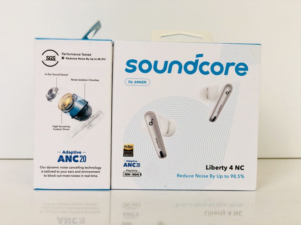 Навушники Anker SoundCore Liberty 4 NC Білі (A3947G21)