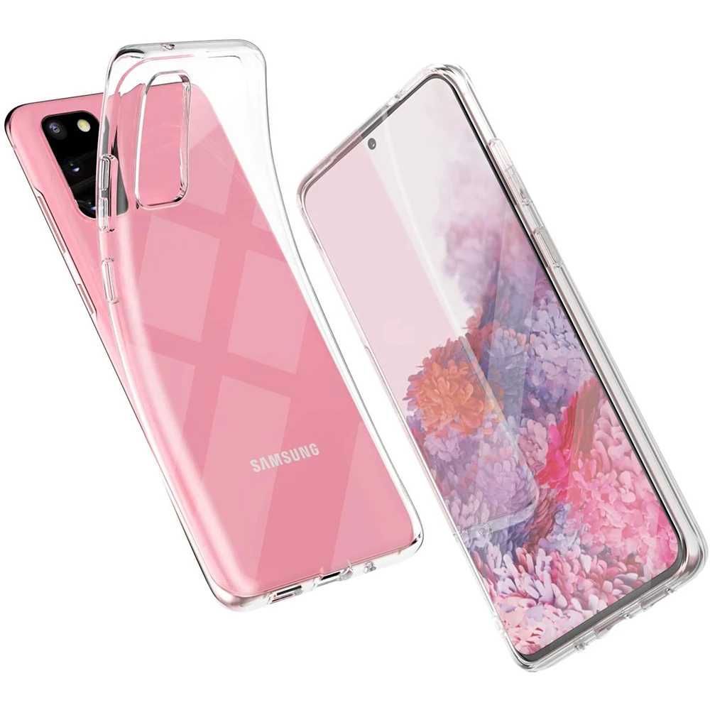 Etui Slim Case 1mm Samsung S21+ przeźroczysty nakładka plecki