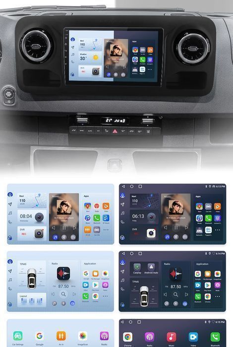 Radio dla Mercedes-Benz Sprinter 2018 - 2022 – Android Auto i CarPlay