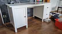 Biurko Hemnes z nadstawka