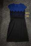 Vestido preto e azul S/M