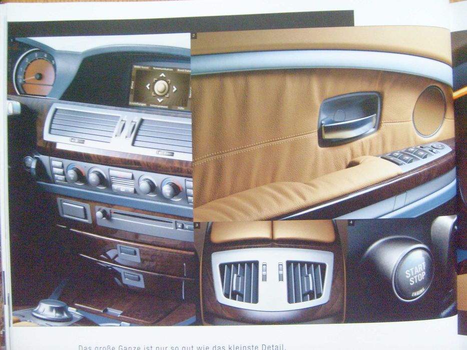 BMW 7 E65 2003 - bardzo obszerny prospekt - 126 stron ! stan BDB !