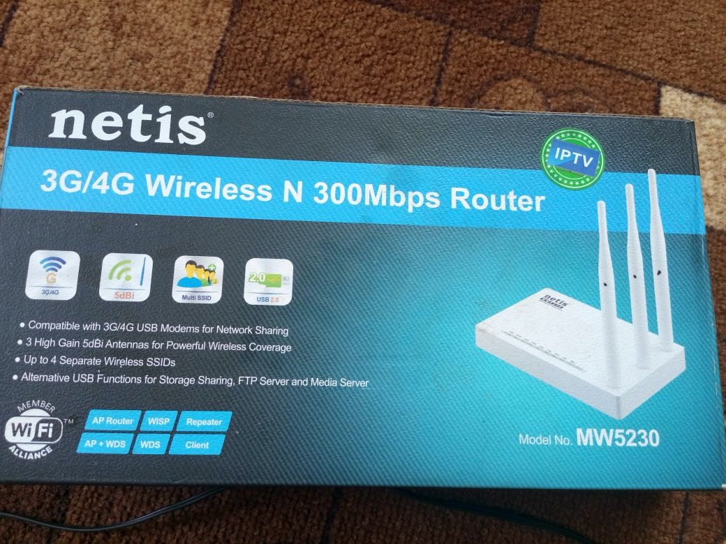 Продам вай фай netis MW5230