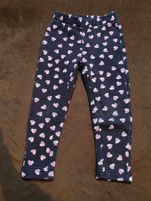 Ocieplane legginsy r. 98 - 2 pary