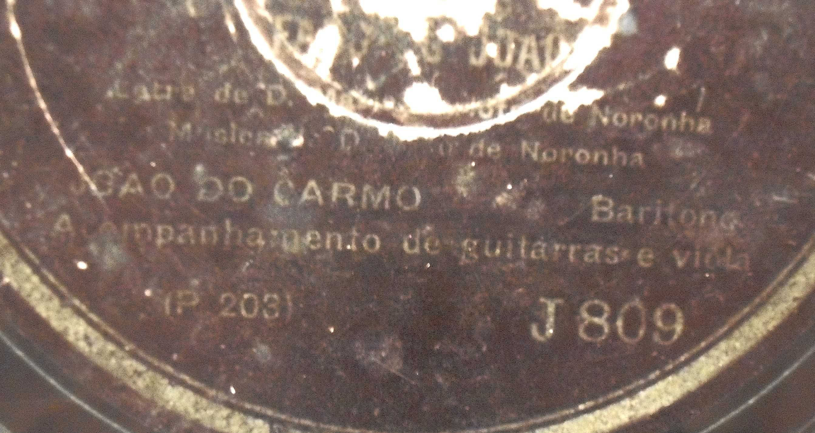 João do Carmo Noronha - Fado Pechincha - disco de 78 RPM antigo 1927